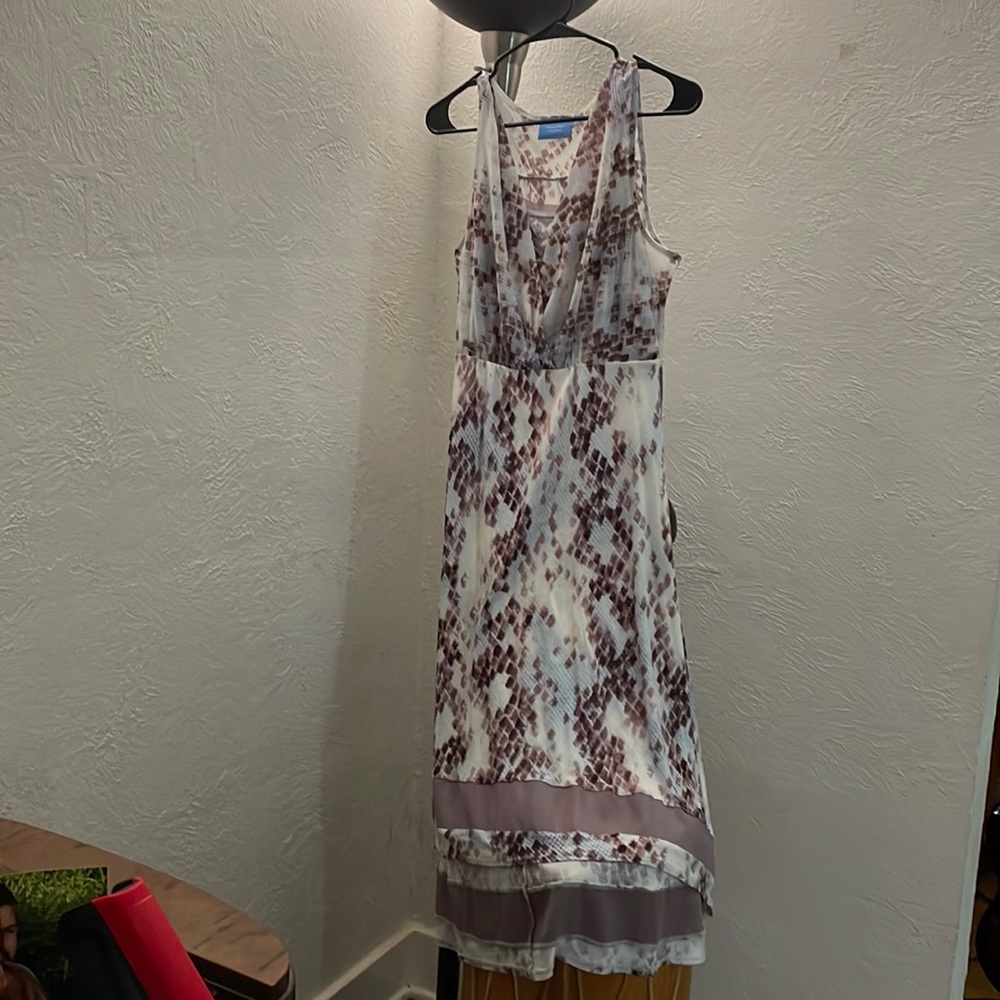 Sleeveless light summer dress.